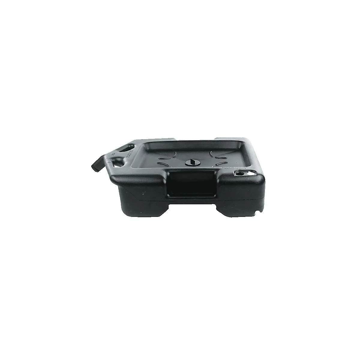 Auffangschale CEMO, Polyethylen, verschließbar, mit Schwapprand, 58 l Volumen, L 920 x B 600 x H 250 mm