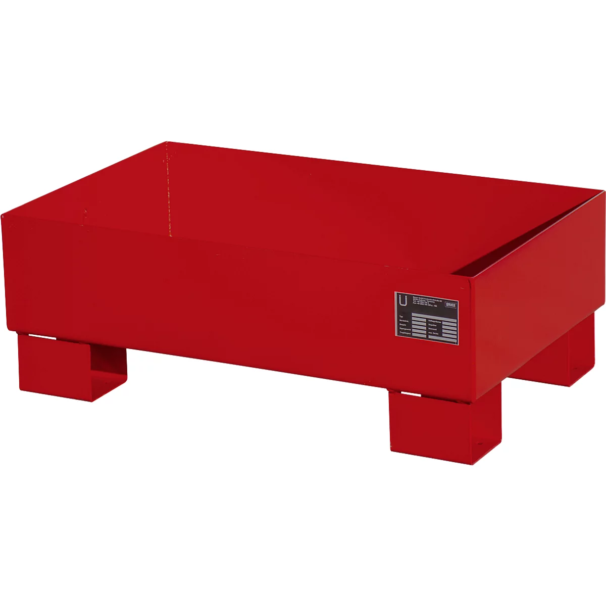 Auffangwanne AW60-1 rot RAL3000