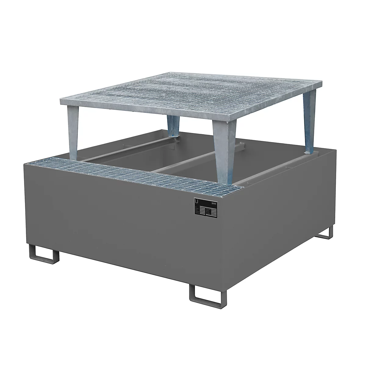 Auffangwanne AWA 1000-1, grau RAL 7005