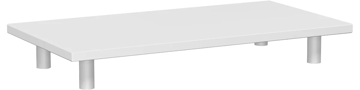 Aufsatzplatte PALENQUE, für Schrank B 800 mm, B 800 x T 400 x H 105 mm, lichtgrau