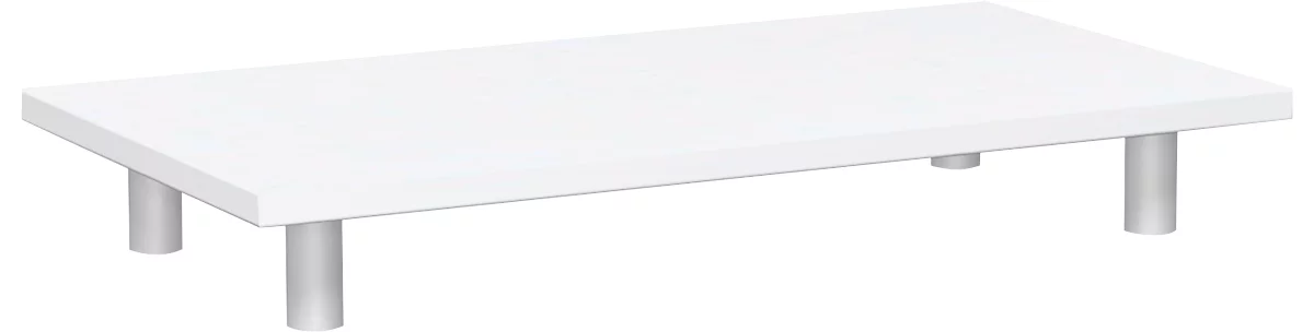 Aufsatzplatte PALENQUE, für Schrank B 800 mm, B 800 x T 400 x H 105 mm, weiß