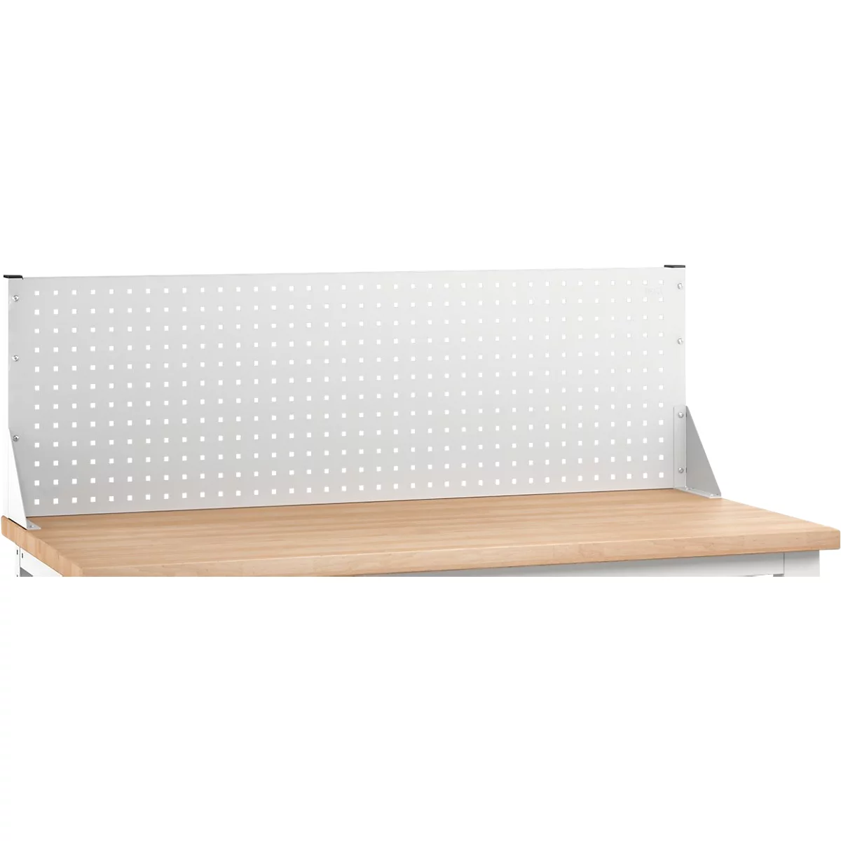 Aufsatzrahmen Bott verso, mit Lochplatte, B 1500 x T 230 x H 480 mm, Stahlblech, pulverbeschichtet, RAL 7035, lichtgrau