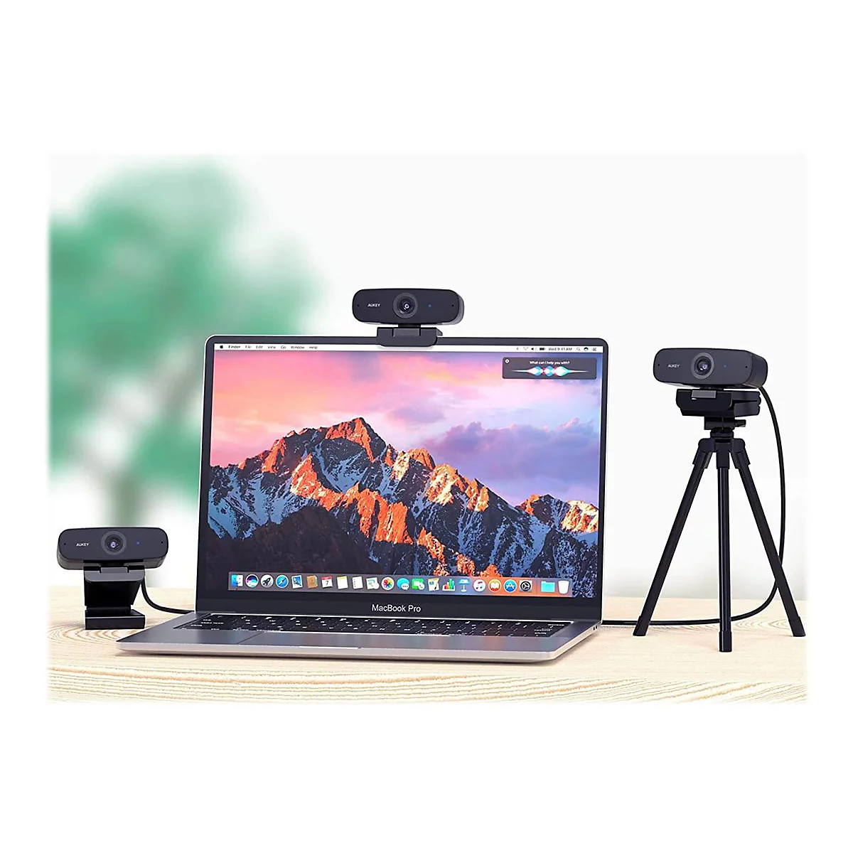 Aukey PC-W3 - Webcam - Farbe - 2 MP - 1920 x 1080 - 1080p