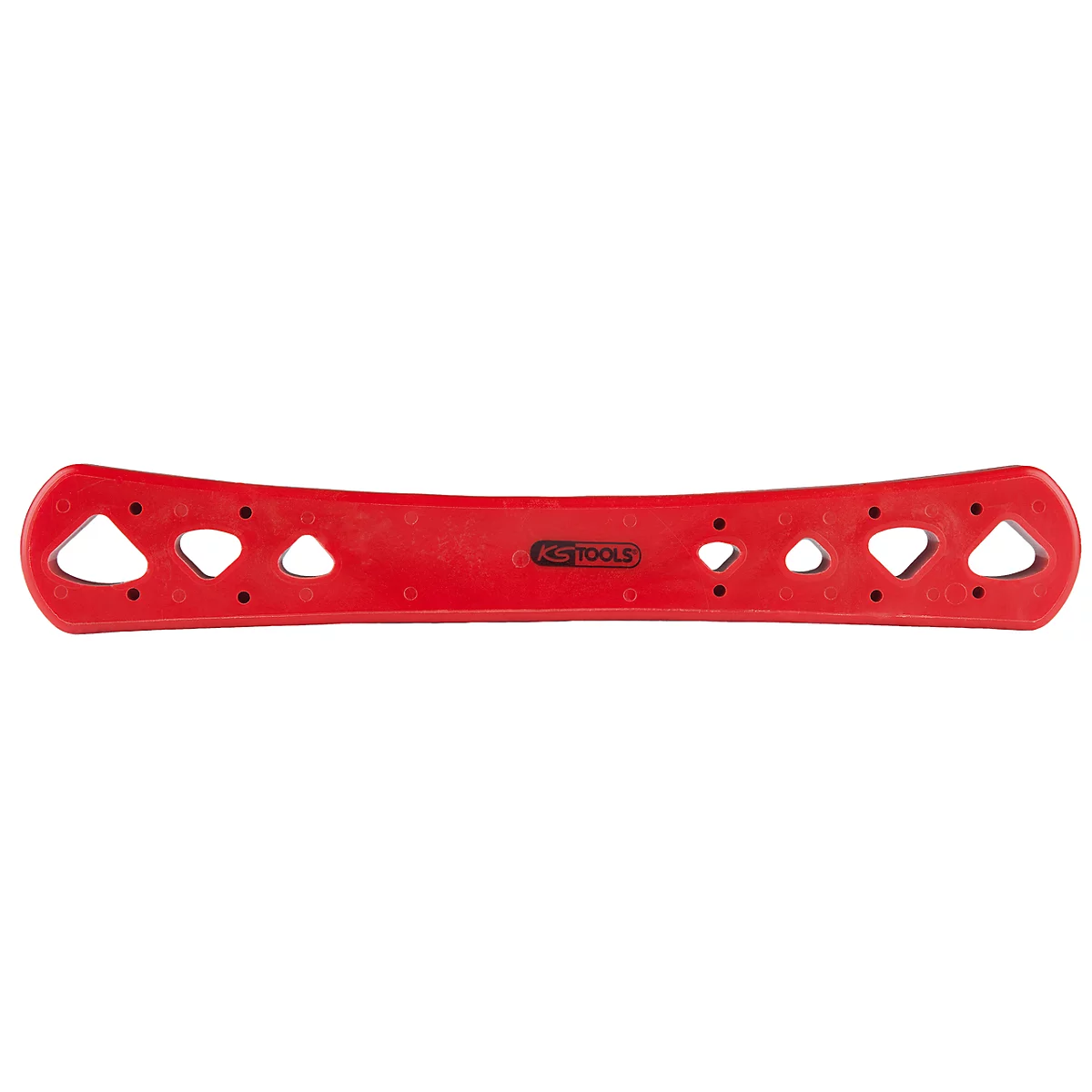 Rotes Werkzeug mit Löchern und dem Logo „KS TOOLS“.