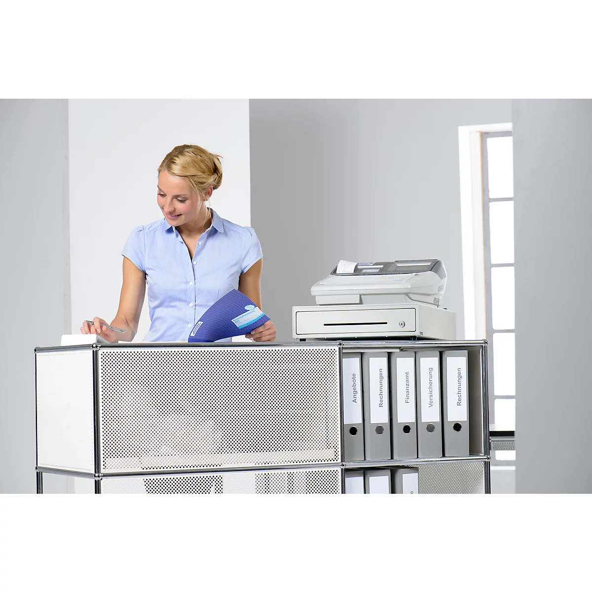Avery Zweckform 318-5 Facture de caisse, format A5, 5 livrets de 50 feuilles, papier FSC®, blanc