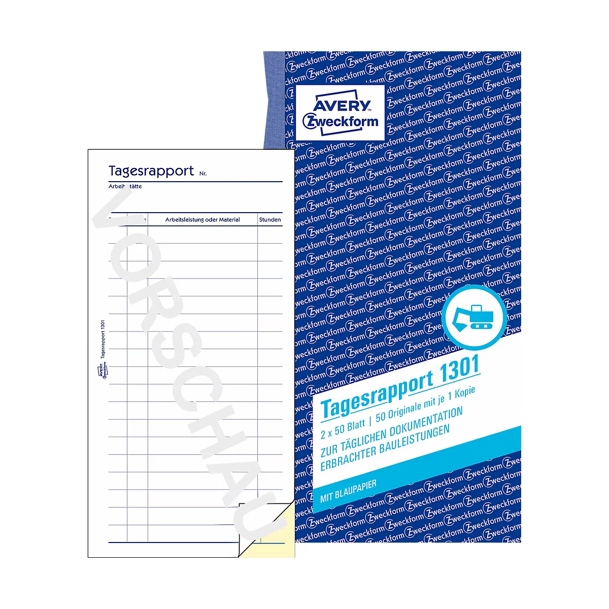 AVERY™ Zweckform dagrapport nr. 1301