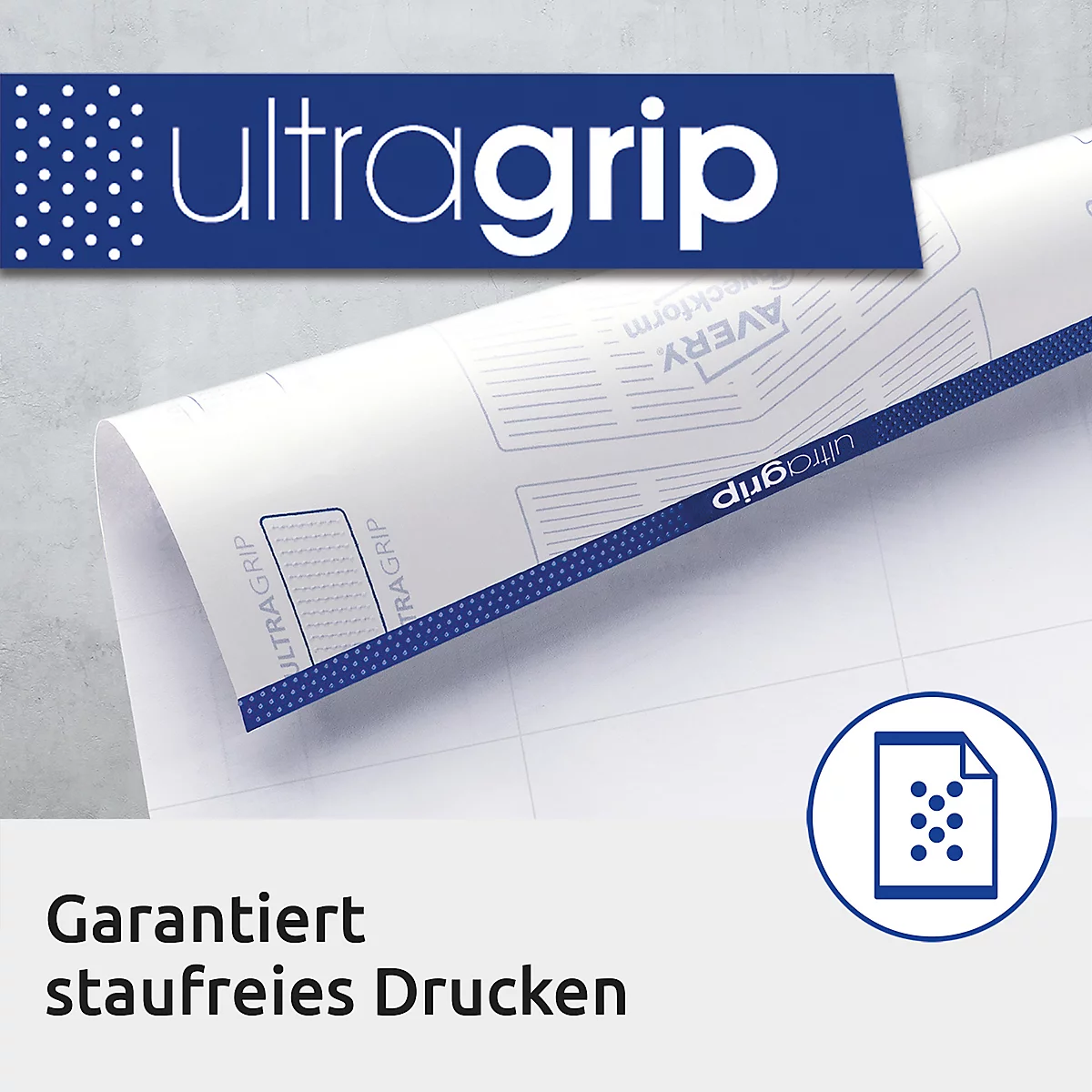 Avery® Zweckform Etiketten 3489, A4, universell, permanenthaftend, ultragrip, druckergeeignet, FSC®-Papier, rechteckig, weiß, 3000 Stück auf 100 Bogen