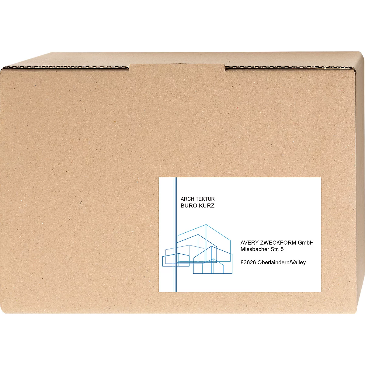 Avery Zweckform Etiketten 6604, universal, ultragrip, geeignet für Inkjet- & Laserdrucker, 210 x 148 mm, 130 Stück/65 A4-Bogen, FSC®-Papier, weiß