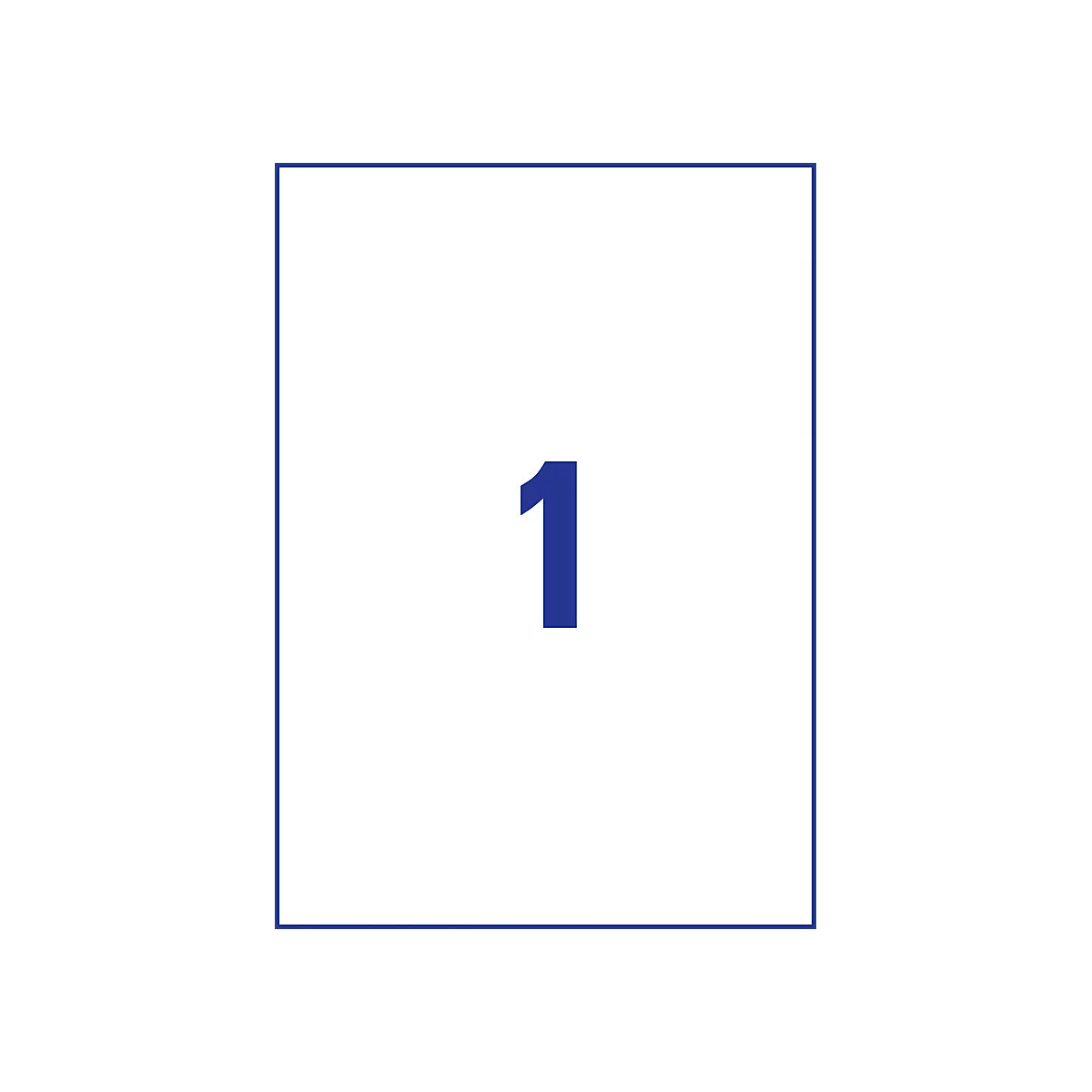 Avery Zweckform etiketten serie L8001-10, antimicrobieel, bestand tegen desinfecterende middelen, voor laserprinters, 210 x 297 mm, 10 stuks/10 A4-vellen, folie, wit