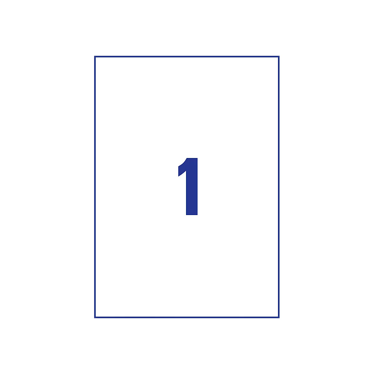 Avery Zweckform Etiketten Serie L8011-10, antimikrobiell, desinfektionsmittelbeständig, für Laserdrucker, 210 x 297 mm, 10 Stück/10 A4-Bogen, Folie, transparent