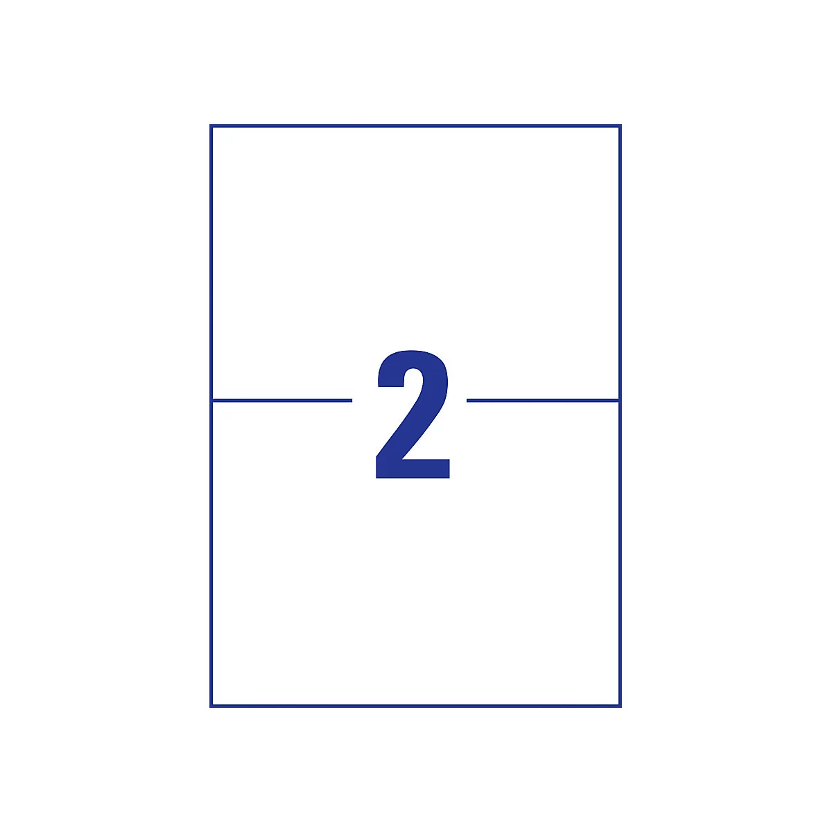 Avery Zweckform Etiketten Serie L8012-10, antimikrobiell, desinfektionsmittelbeständig, für Laserdrucker, 210 x 148 mm, 20 Stück/10 A4-Bogen, Folie, transparent