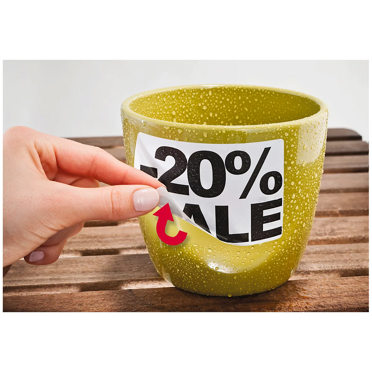 Avery Zweckform folie-etiketten, weerbestendig, verwijderbaar, 70 x 37 mm