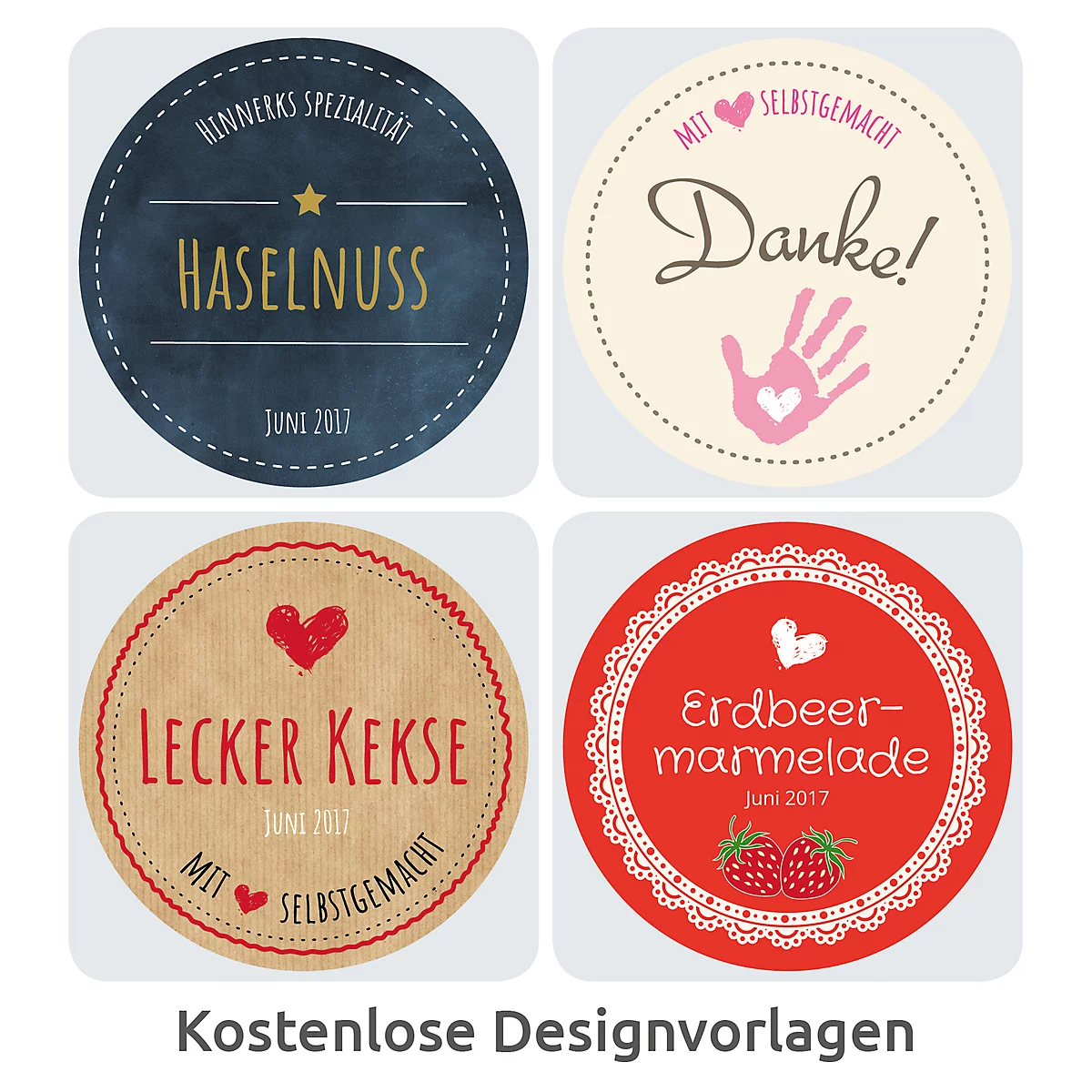 AVERY® Zweckform kleefetiketten, blanco, Ø 40 mm, rond, voor alle printers, wit