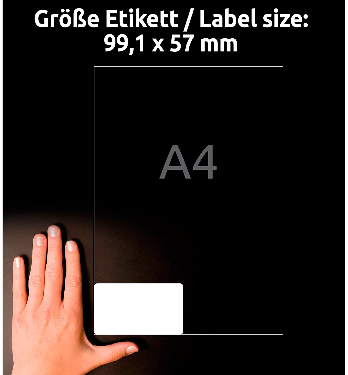 Avery Zweckform L7173-100 Adress-Etiketten, ultragrip, 99,1 x 57 mm