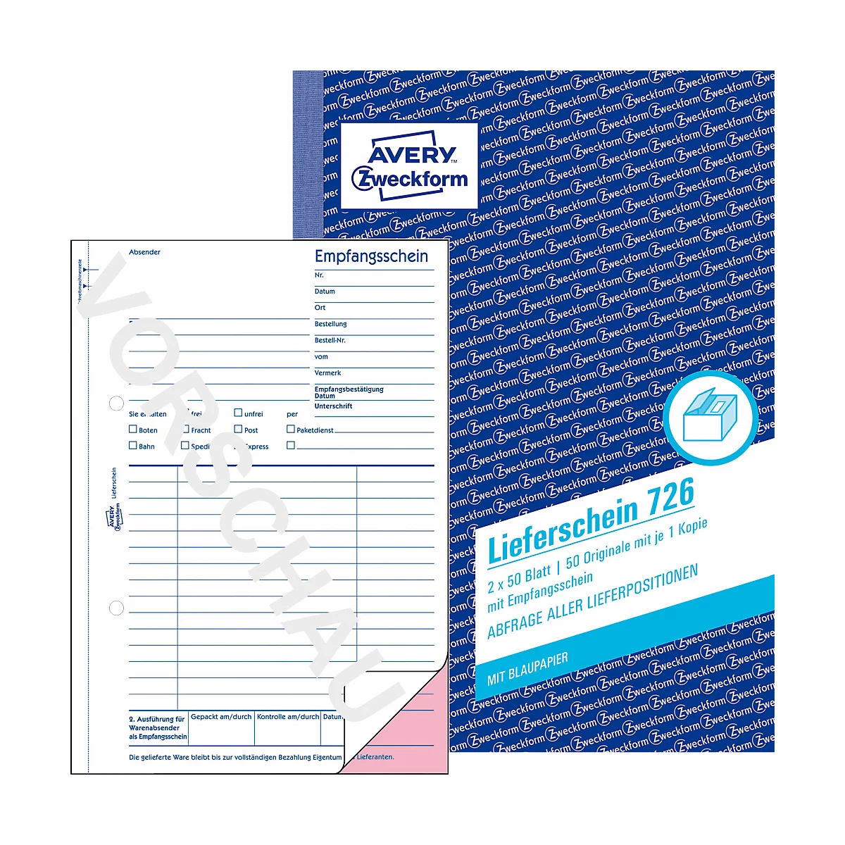 Avery Zweckform Lieferschein Nr. 726