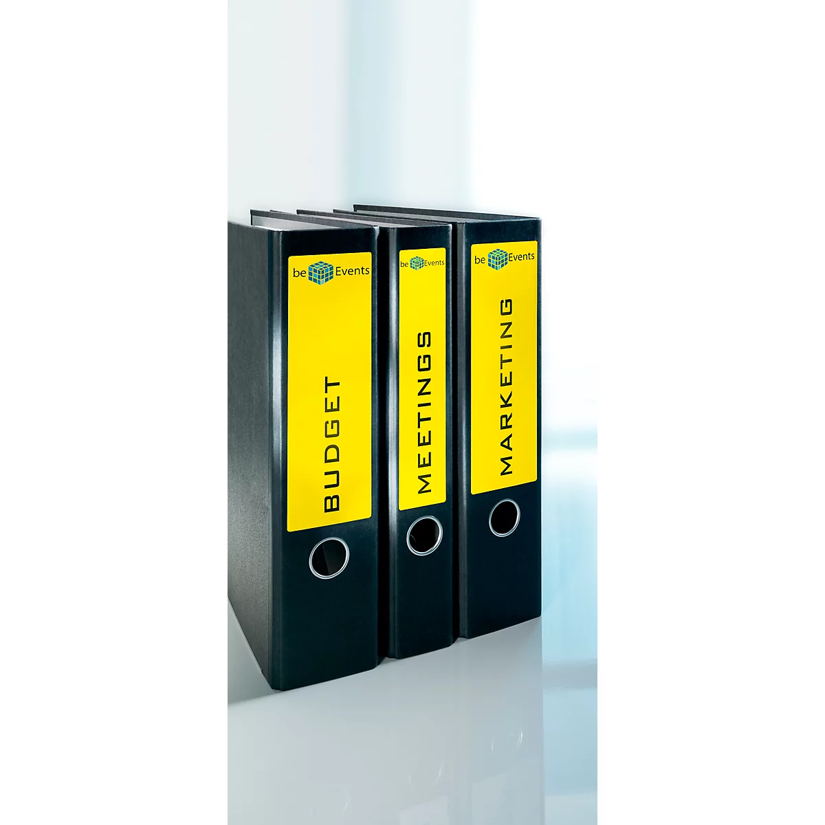 AVERY® Zweckform Ordner-Etiketten, ultragrip, breit, gelb, 80 Stück