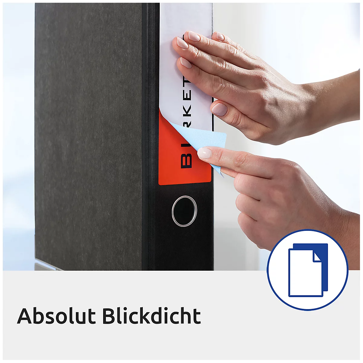 AVERY® Zweckform Ordner-Etiketten, ultragrip, schmal, gelb, 140 Stück