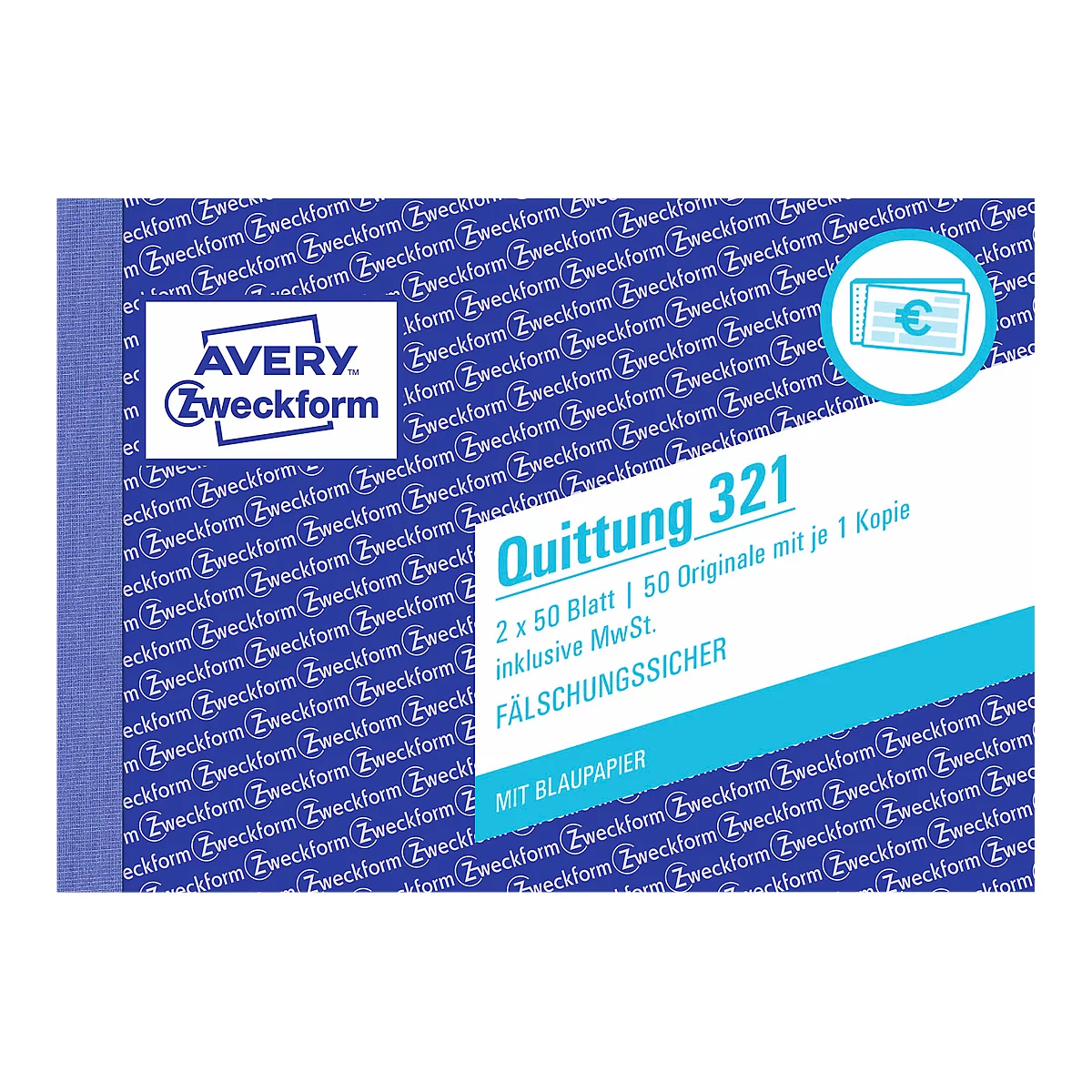 Avery Zweckform Quittung inkl. MwSt. Nr. 321