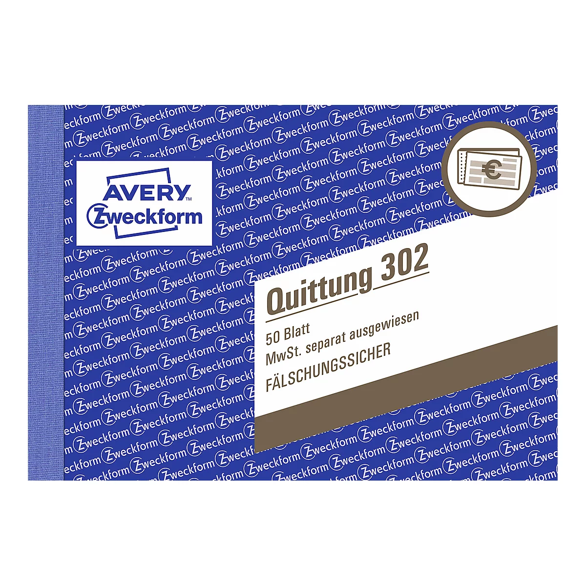 Avery Zweckform Quittung, MwSt. Nr. 302