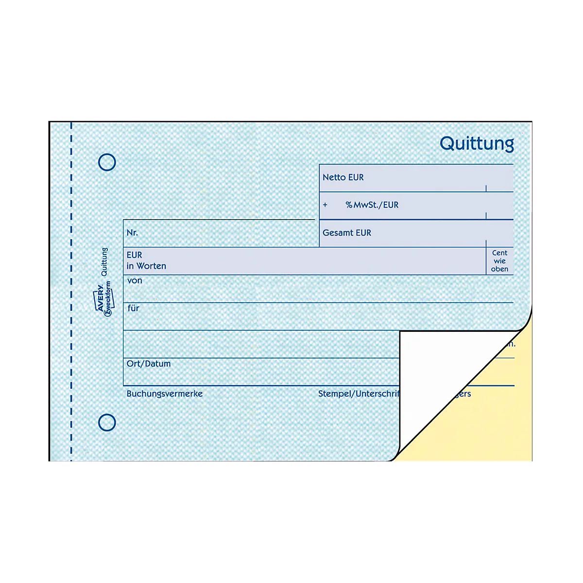 Avery Zweckform Quittungs-Block Nr. 1735