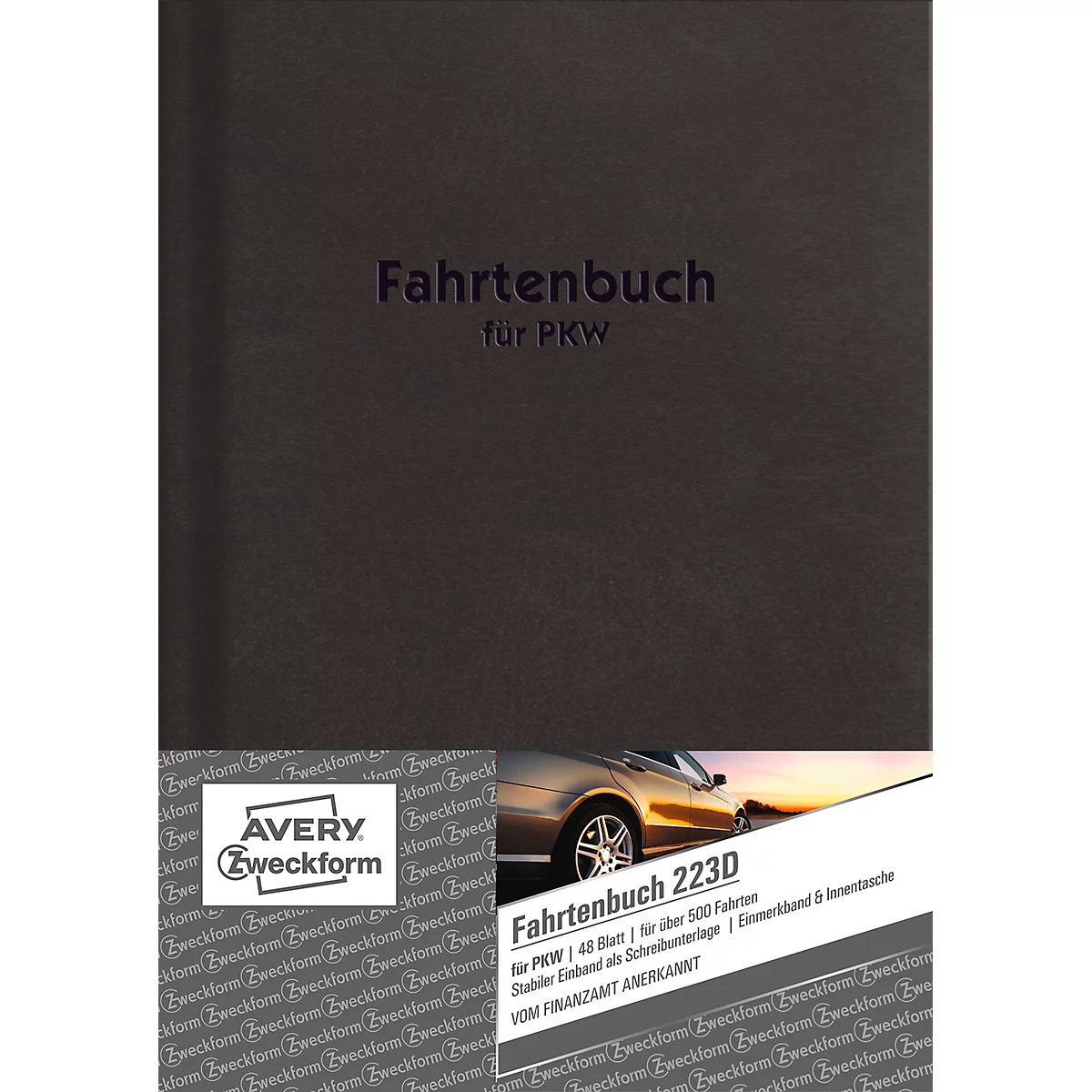Avery Zweckform rittenboek, hardcover, DIN A5, 48 vellen