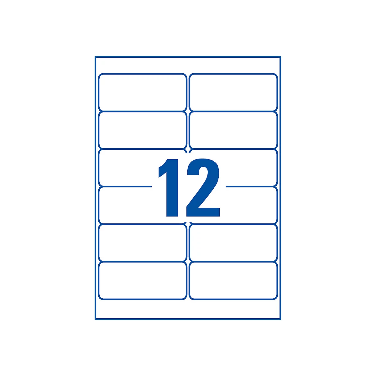 AVERY® Zweckform Ultra-Resistente Folien-Etiketten L7913-10, 99,1 x 42,3 mm, 120 Etiketten