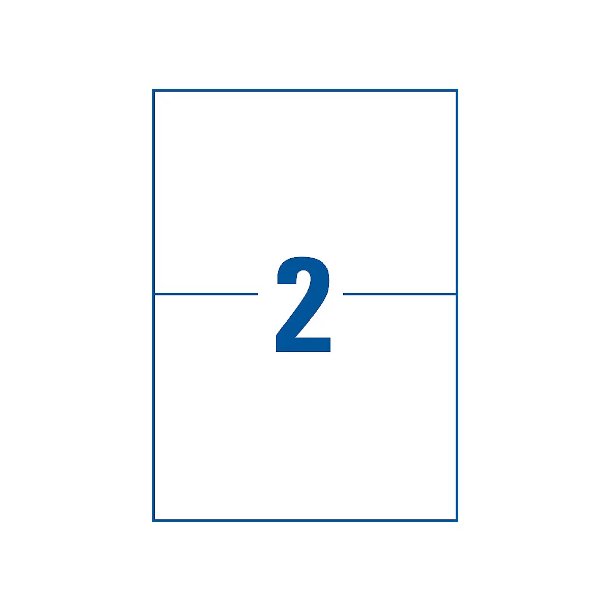 AVERY® Zweckform Ultra-Resistente Folien-Etiketten L7916-10, 210 x 148 mm, 20 Etiketten