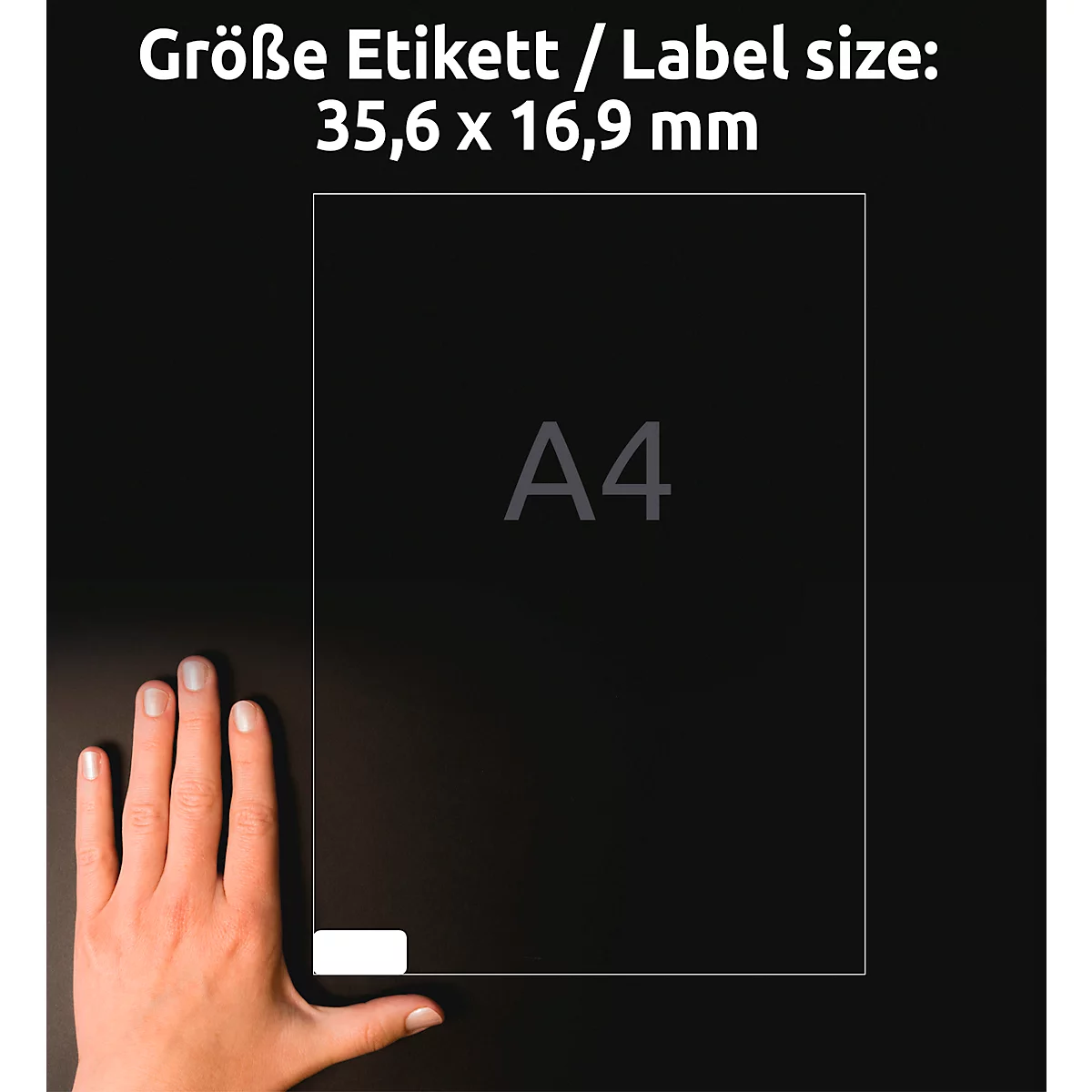 Avery Zweckform universele etiketten, 8000 etiketten, 35,6 x 16,9 mm