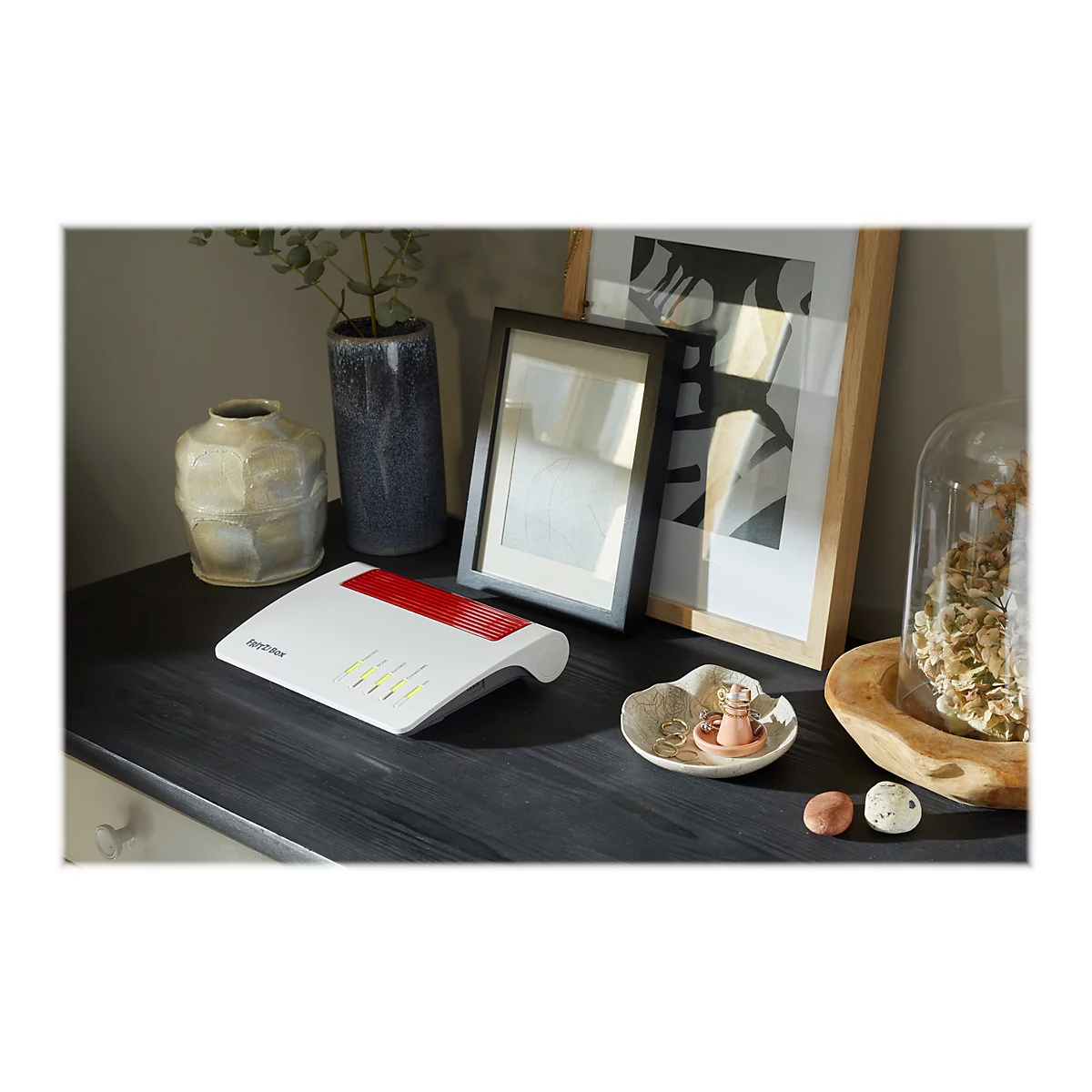 AVM FRITZ!Box 7590 AX - Wireless Router - DSL-Modem 4-Port-Switch - 1GbE - Wi-Fi 6 - Dual-Band