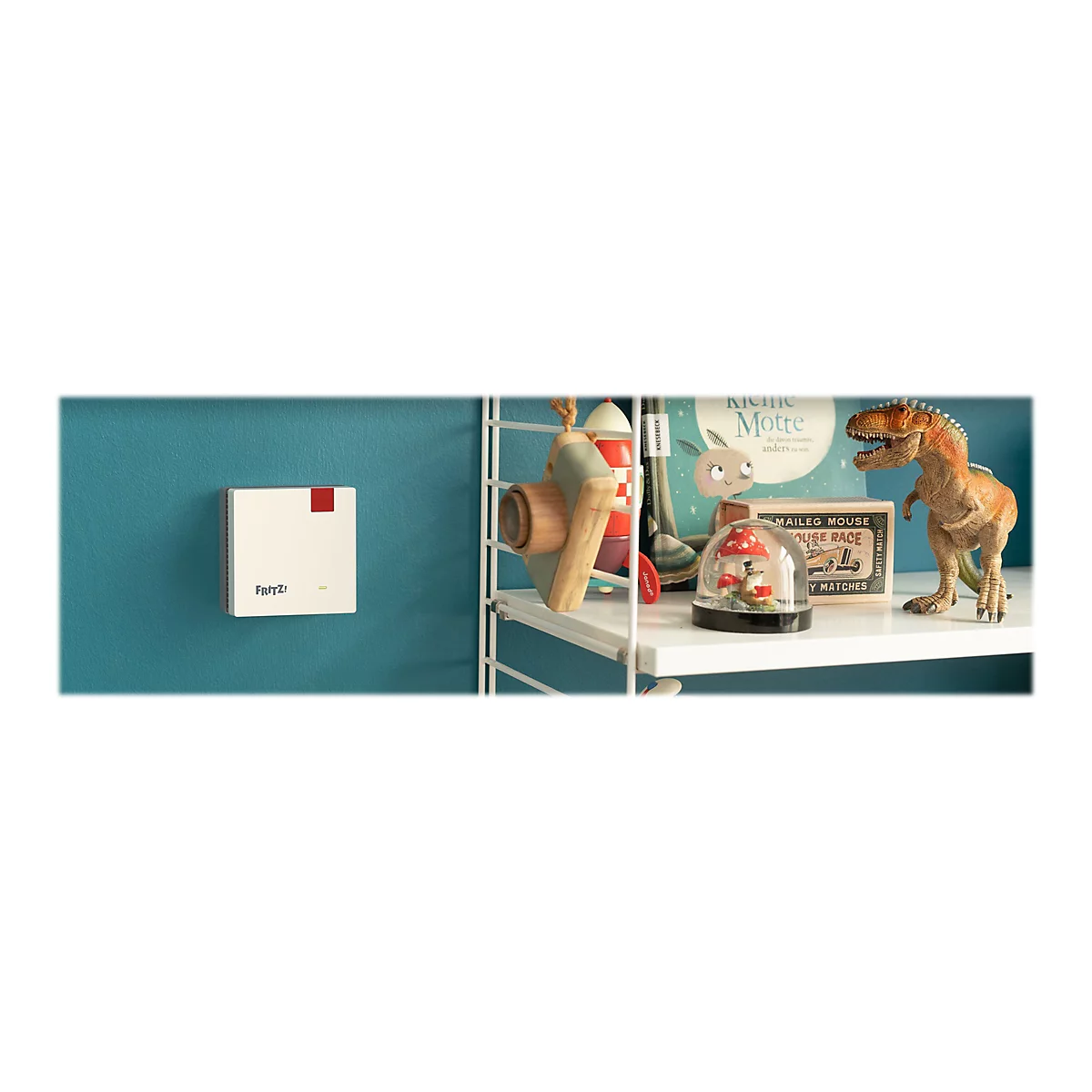 AVM FRITZ! Repeater 1200 AX - Wi-Fi-Range-Extender - 1GbE - Wi-Fi 6 - 2.4 GHz, 5 GHz