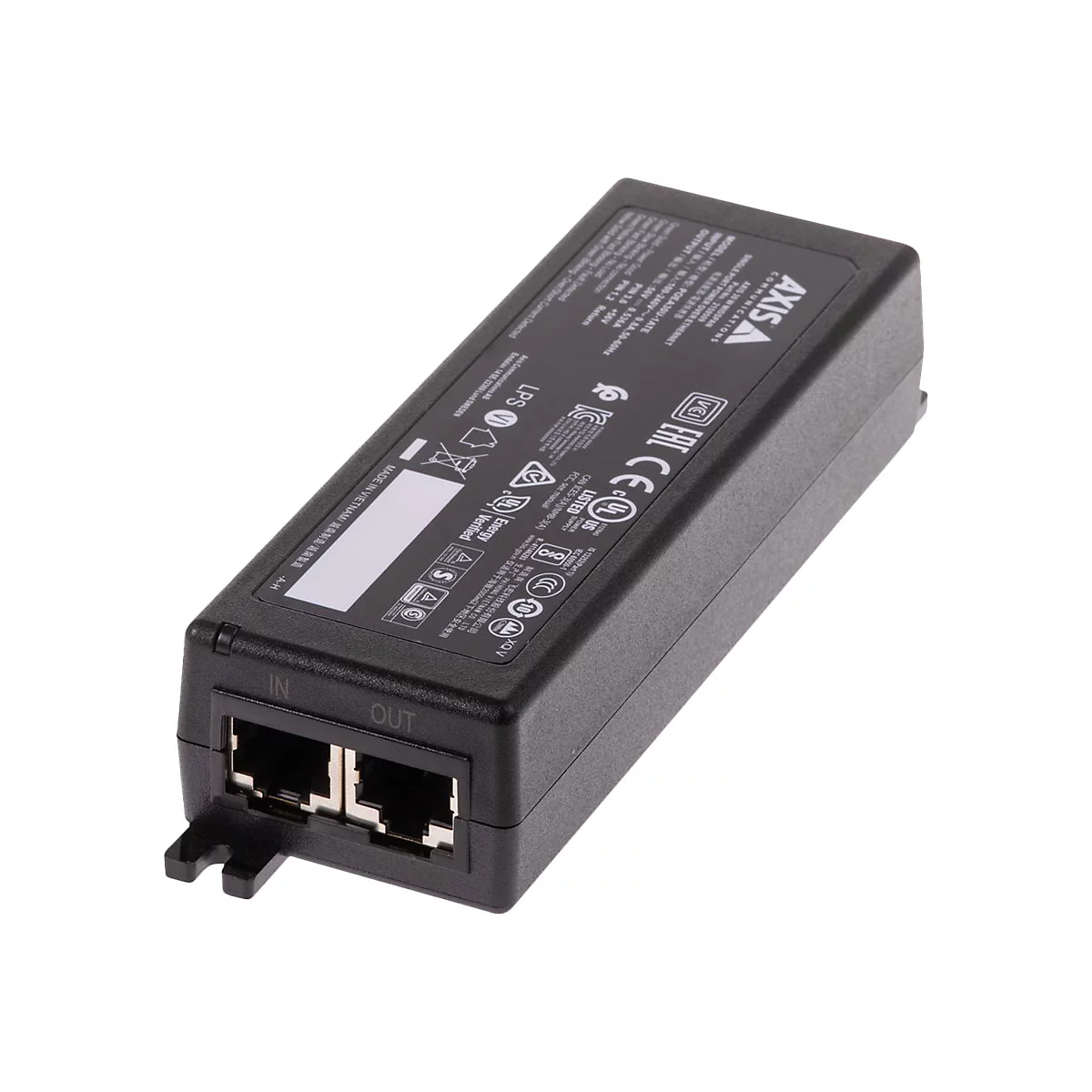 AXIS Midspan - Power Injector - Wechselstrom 100-240 V - 30 Watt - Ausgangsanschlüsse: 1 - Europa
