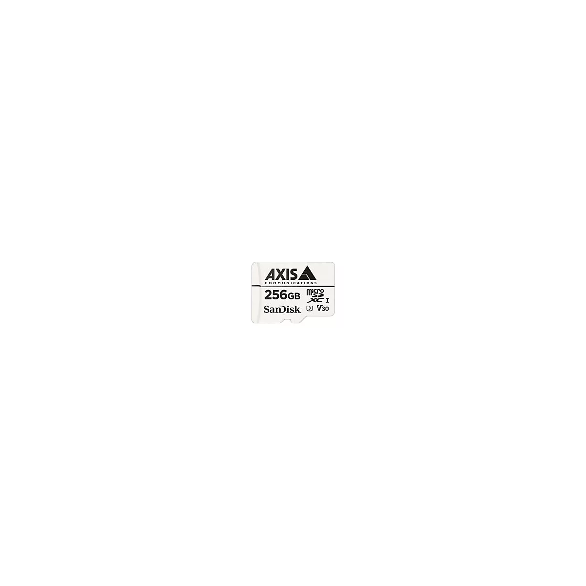 AXIS Surveillance - Flash-Speicherkarte (microSDXC-an-SD-Adapter inbegriffen) - 256 GB - Video Class V30 / UHS Class 3 / Class10 - microSDXC - weiß