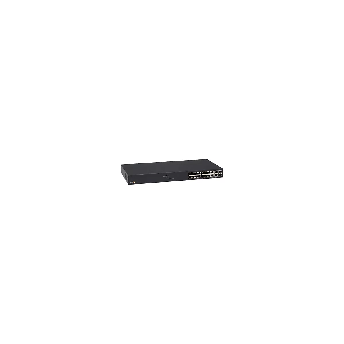 Axis T8516 - Switch - managed - 16 x 10/100/1000 (PoE+) + 2 x 10/100/1000/SFP - Desktop, an Rack montierbar - PoE+ (240 W)