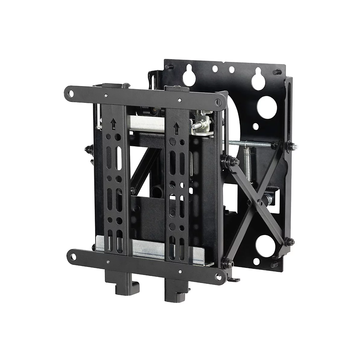 B-TECH - Befestigungskit (Wandmontage) - Pop-out - für LCD-Display - flach, mit Mikroanpassung - Schwarz