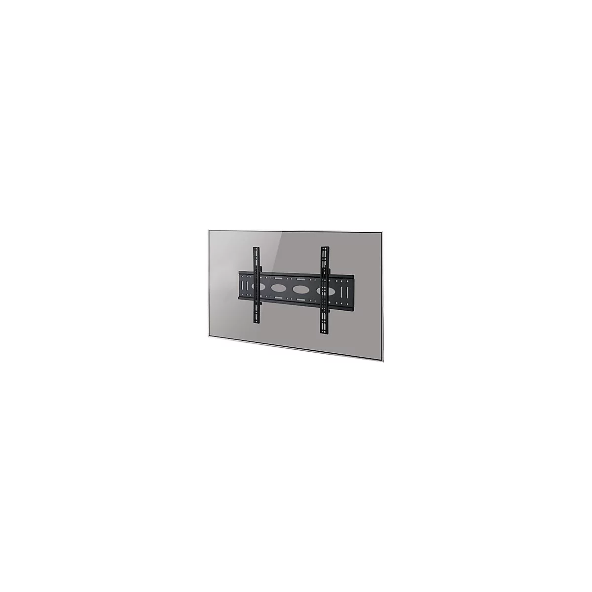 B-TECH BT8442 - Befestigungskit (Wandplatte, 2 Schnittstellenarme) - schmal - für LCD-Display - Schwarz - Bildschirmgröße: up to 203 cm (bis zu 80')