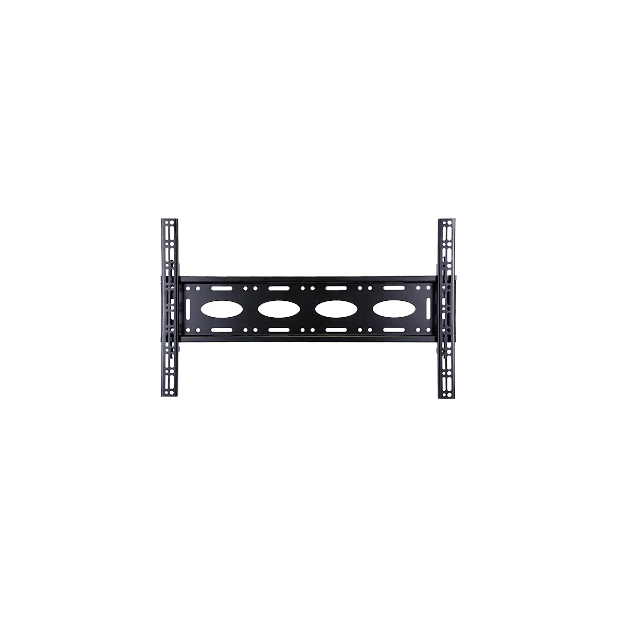 B-TECH BT8442 - Befestigungskit (Wandplatte, 2 Schnittstellenarme) - schmal - für LCD-Display - Schwarz - Bildschirmgröße: up to 203 cm (bis zu 80')