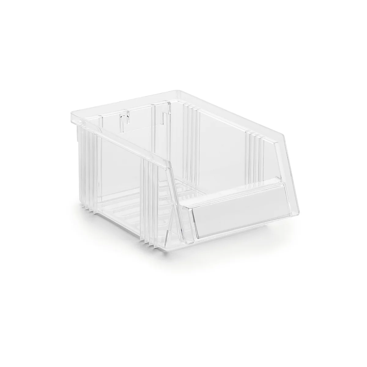 Bac à bec 1015 TRESTON, polystyrène, l. 105 x P 165 x H 75 mm, 0,6 L, transparent
