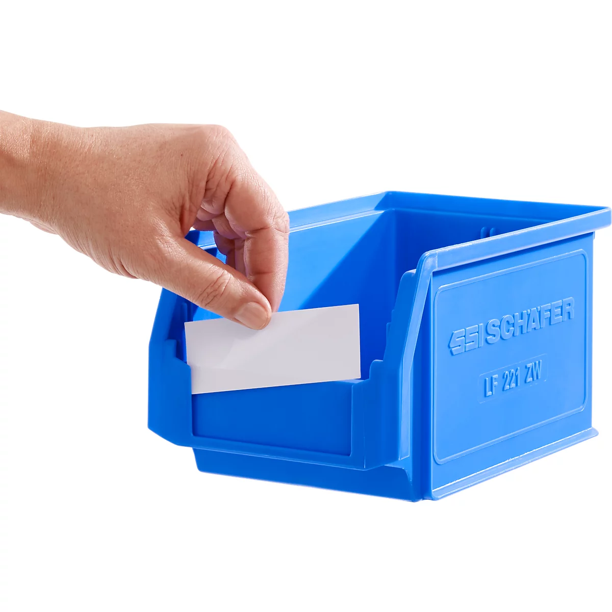 Bac à bec LF 221 SSI Schäfer, polypropylène, L 234 x l. 150 x H 122 mm, 2,7 L, bleu
