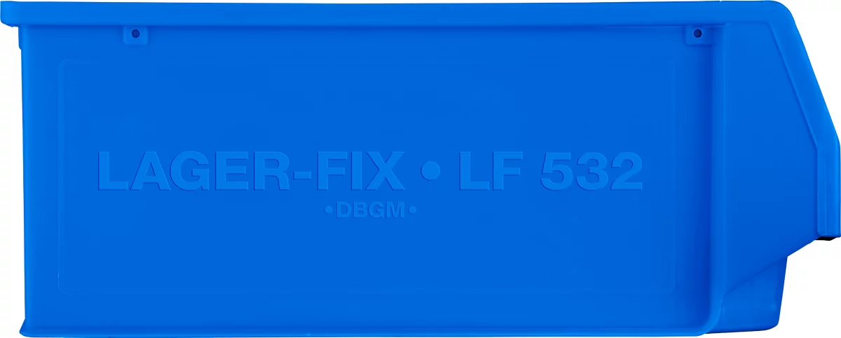 Bac à bec LF 532 SSI Schäfer, polypropylène, L 500 x l. 312 x H 200 mm, 23,5 L, bleu