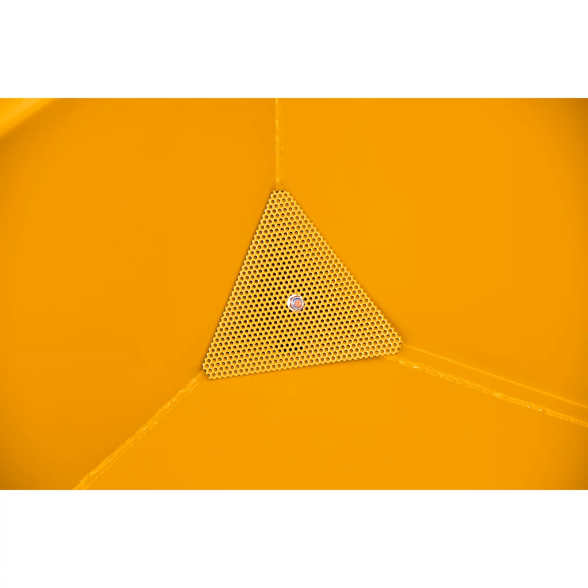 Bac à copeaux Bauer SMGU 230, soudure imperméable à l’eau et à l’huile, 230 L, orange