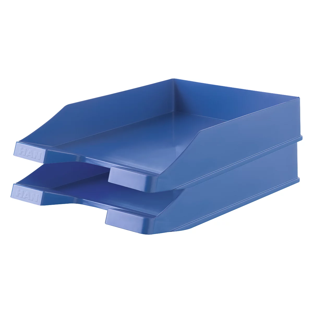Bac à courrier KARMA, 255 x P 348 x H 65 mm, bleu