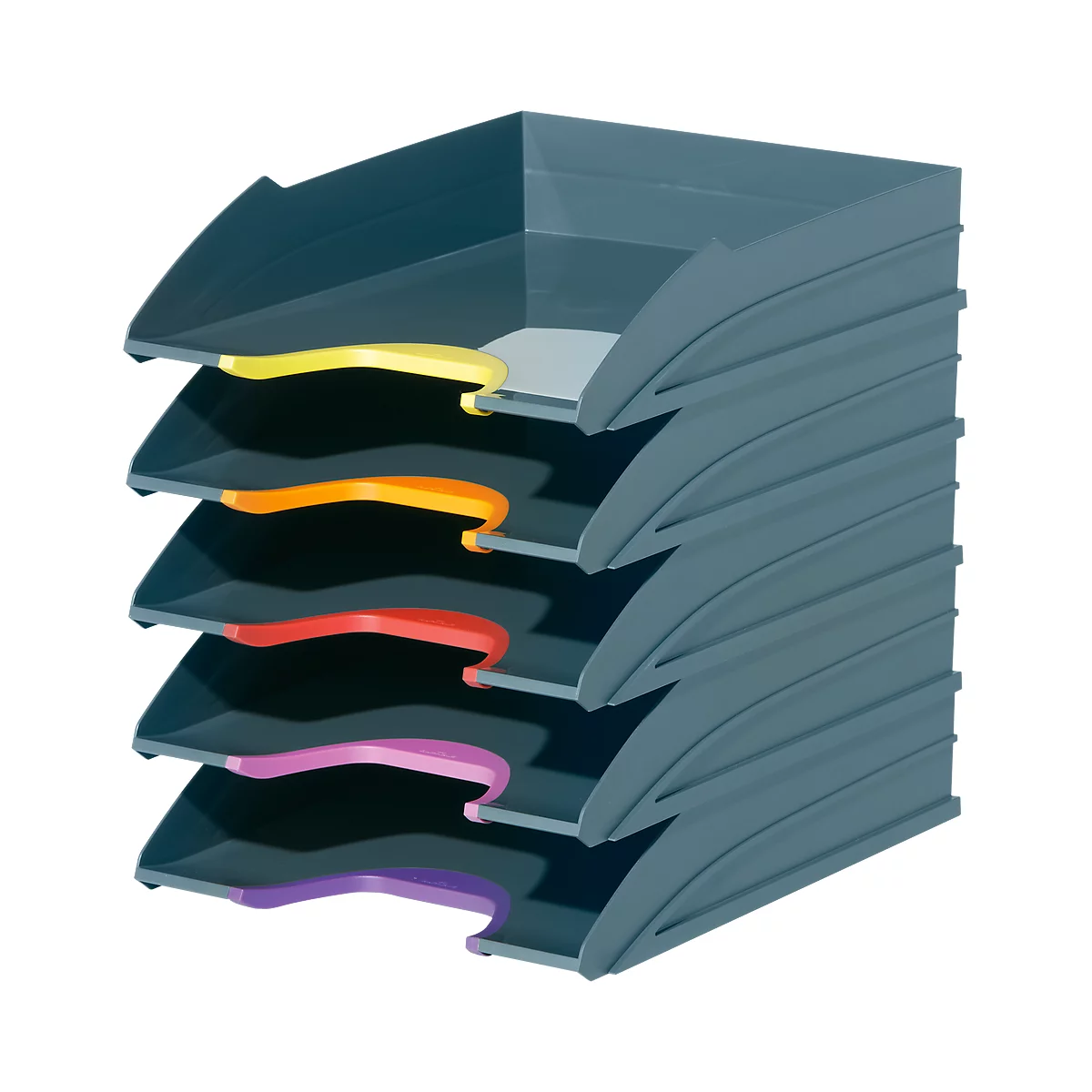 Bac à courrier VARICOLOR DURABLE, 5 pièces