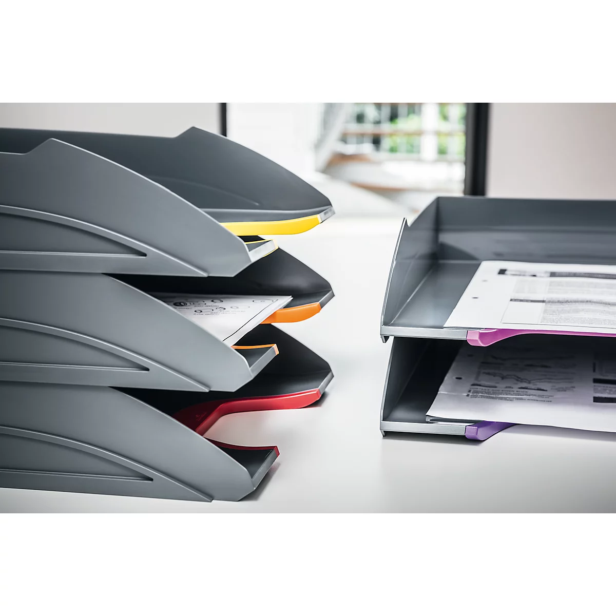 Bac à courrier VARICOLOR DURABLE, 5 pièces