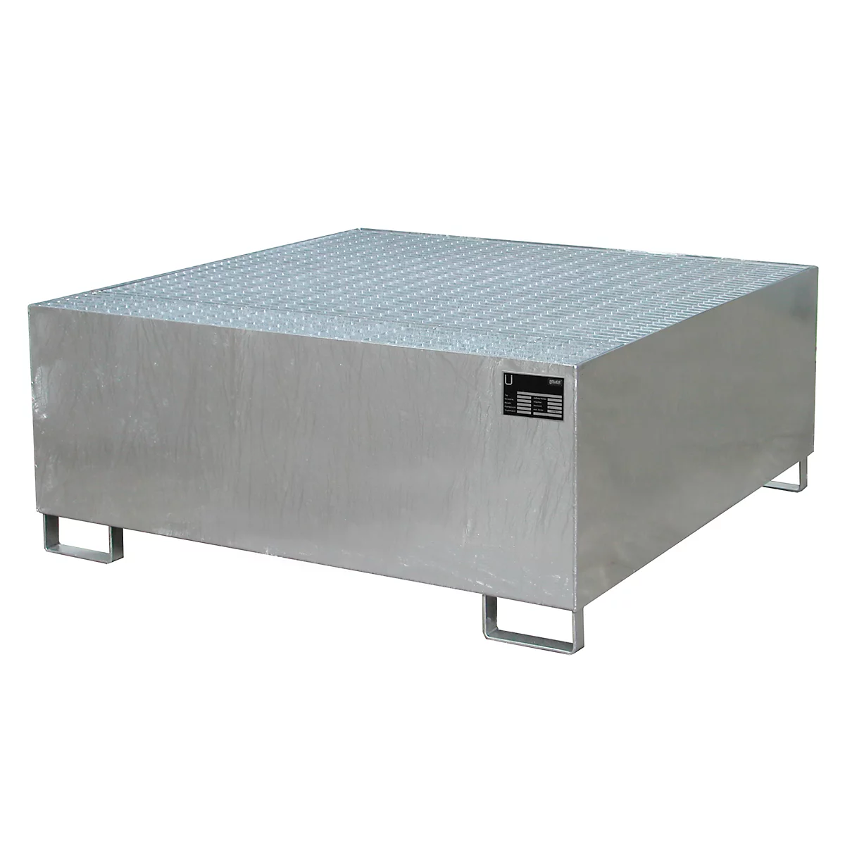 Bac collecteur AW 1000-1, galvanisé à chaud