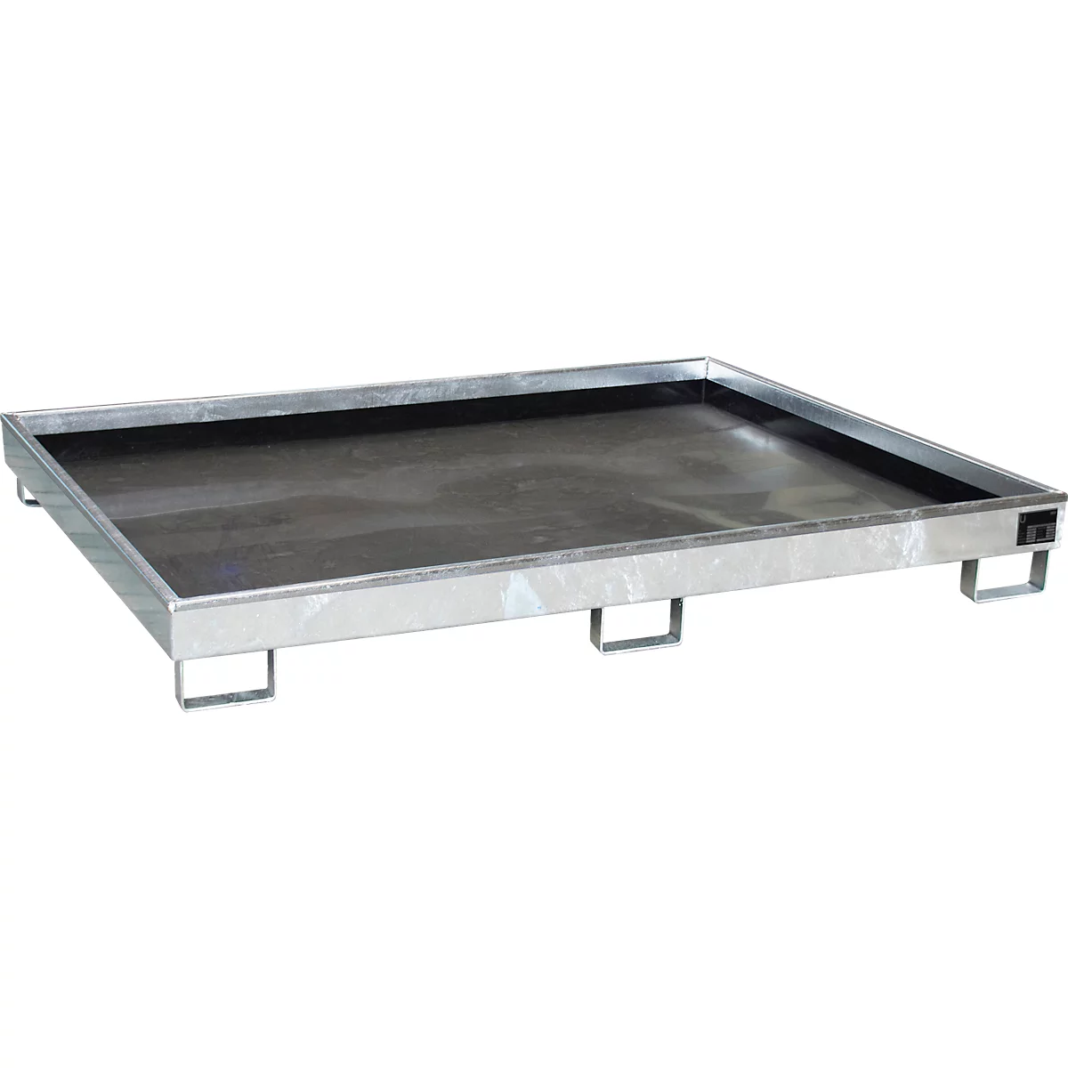 Bac de rayonnage avec insert en PE Bac de rayonnage RW 1800 PE, galvanisé à chaud