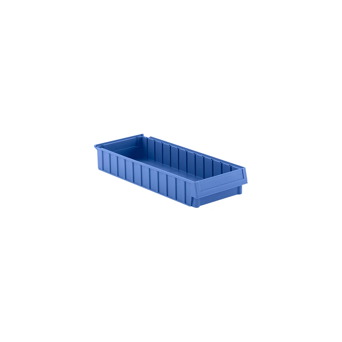 Bac de rayonnage RK 62902, polypropylène, l. 599 x l 232 x H 90 mm, 11 compartiments, bleu