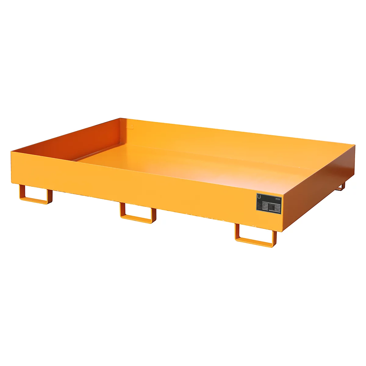 Bac de rayonnage type RW/RW 1800, sans caillebotis, orange RAL2000