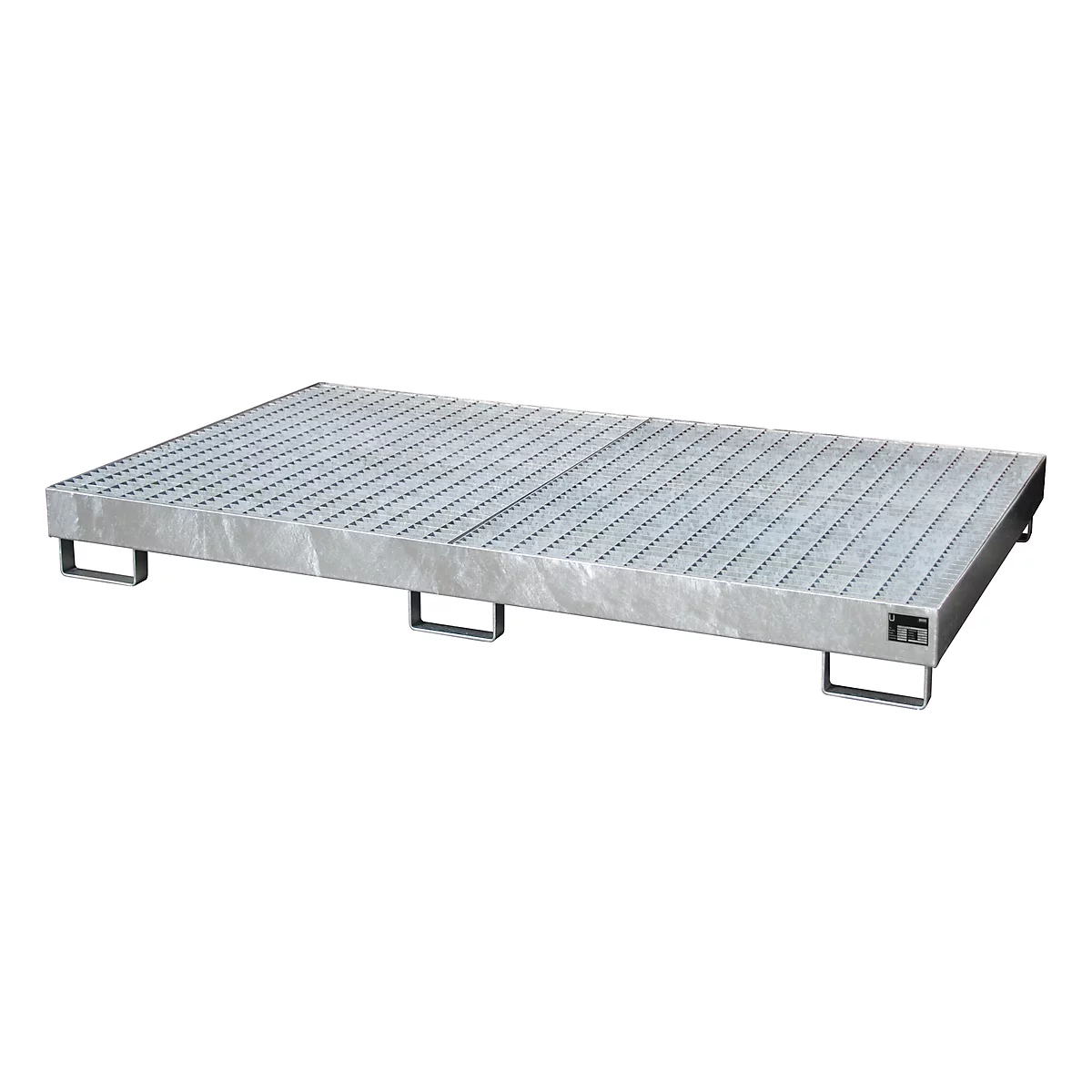 Bac de rayonnage type RW/RW 2200-1, avec caillebotis, galvanisé