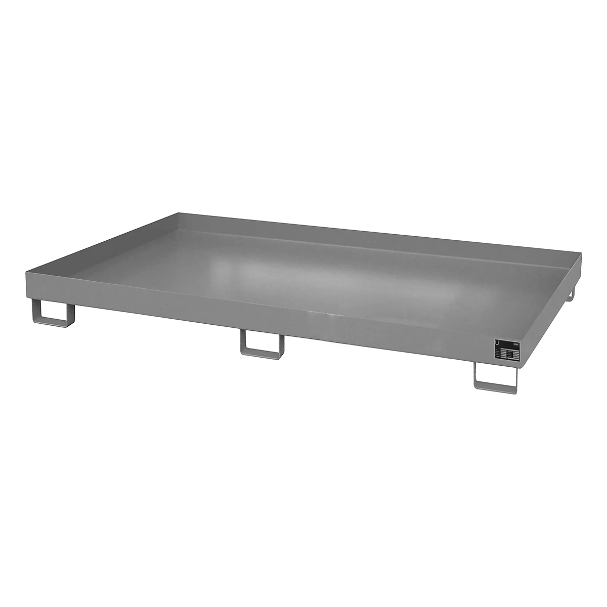 Bac de rayonnage type RW/RW 2200-1, sans caillebotis, vert RAL6011