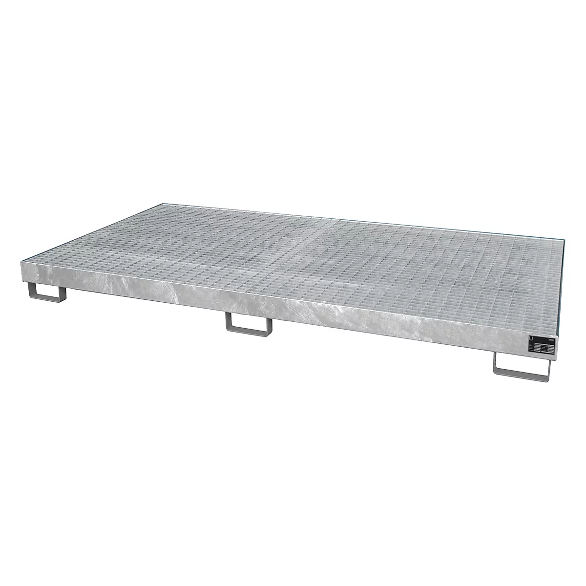 Bac de rayonnage type RW/RW 2700-1, avec caillebotis, galvanisé